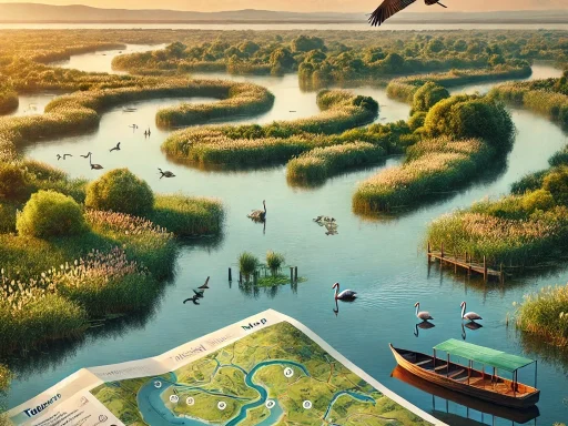 Descoperă frumusețea naturii: Hărți și trase turistice în Delta Dunării