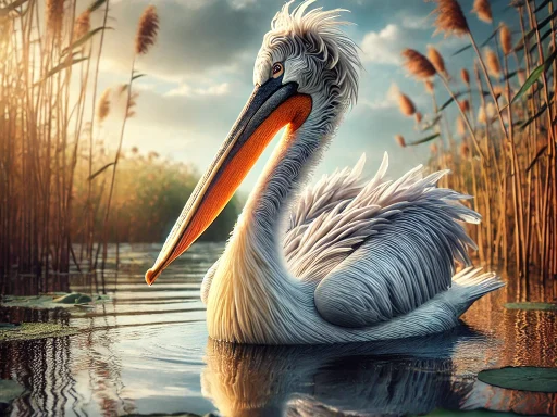 Pelicanul Creț: Simbolul Majestuos al Rezervației Delta Dunării