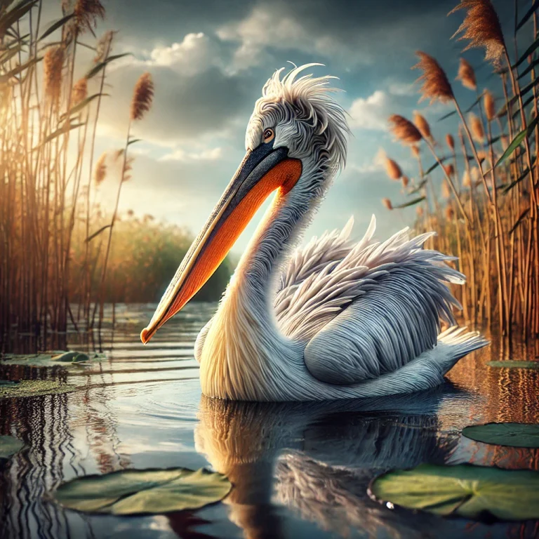 Pelicanul Creț: Simbolul Majestuos al Rezervației Delta Dunării