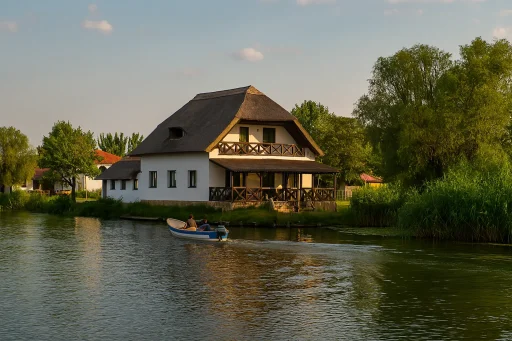 Cazare cu pensiune completă în Delta Dunării