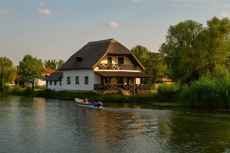 Cazare cu pensiune completă în Delta Dunării