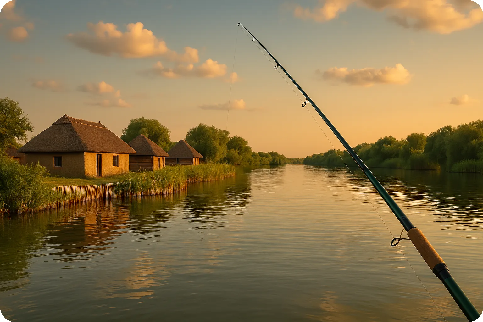 Cazare în Delta Dunării pentru Pescari – Locații de Vis pe Malul Apei