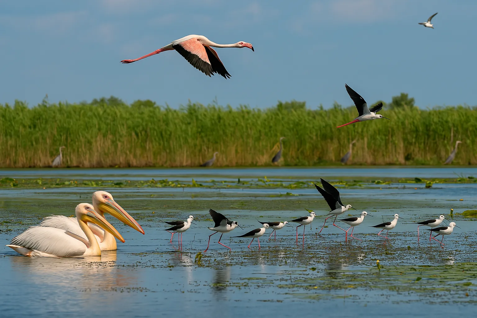 Specii de Păsări din Delta Dunării – Rare și Migratoare