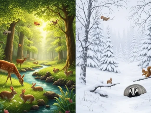 Cum se Adaptează Flora și Fauna la Schimbările de Sezon