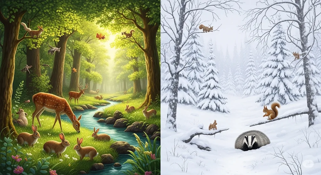 Cum se Adaptează Flora și Fauna la Schimbările de Sezon