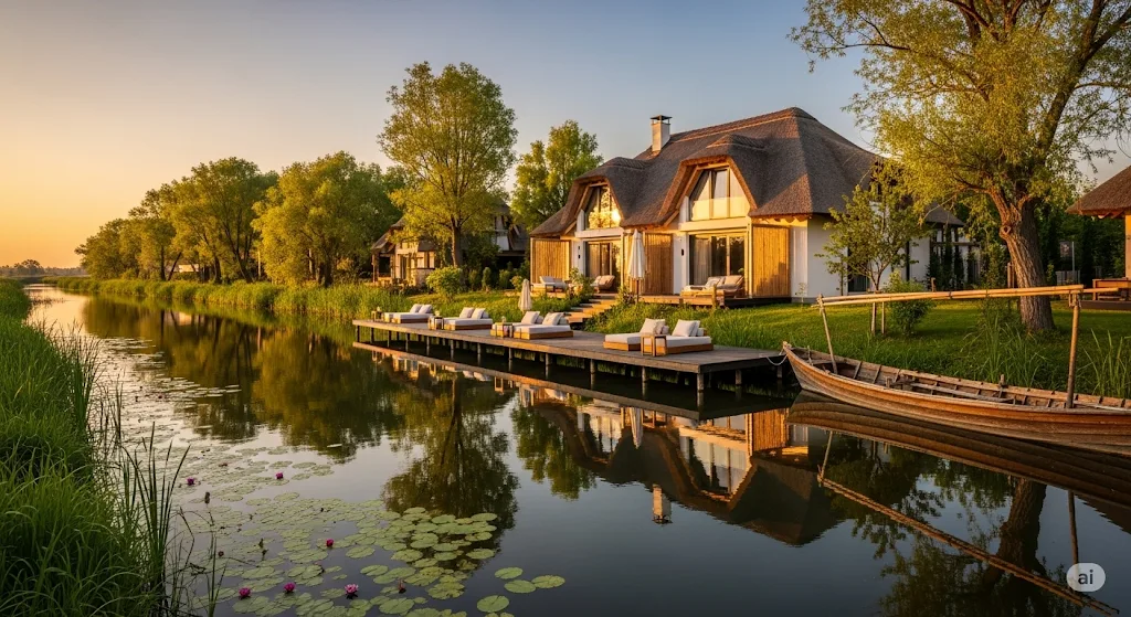Cazare Lux în Delta Dunării: Pensiuni și Hoteluri de Top pentru O Experiență Premium