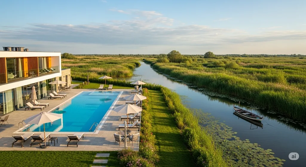 Cazare în Delta Dunării cu Piscină: Locurile Perfecte pentru Relaxare și Distracție