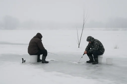 Pescuitul pe Gheață Delta Dunarii