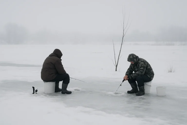 Iarna în Delta Dunării: Tehnici Eficiente pentru Pescuitul pe Gheață 3 Pescuitul pe Gheață Delta Dunarii