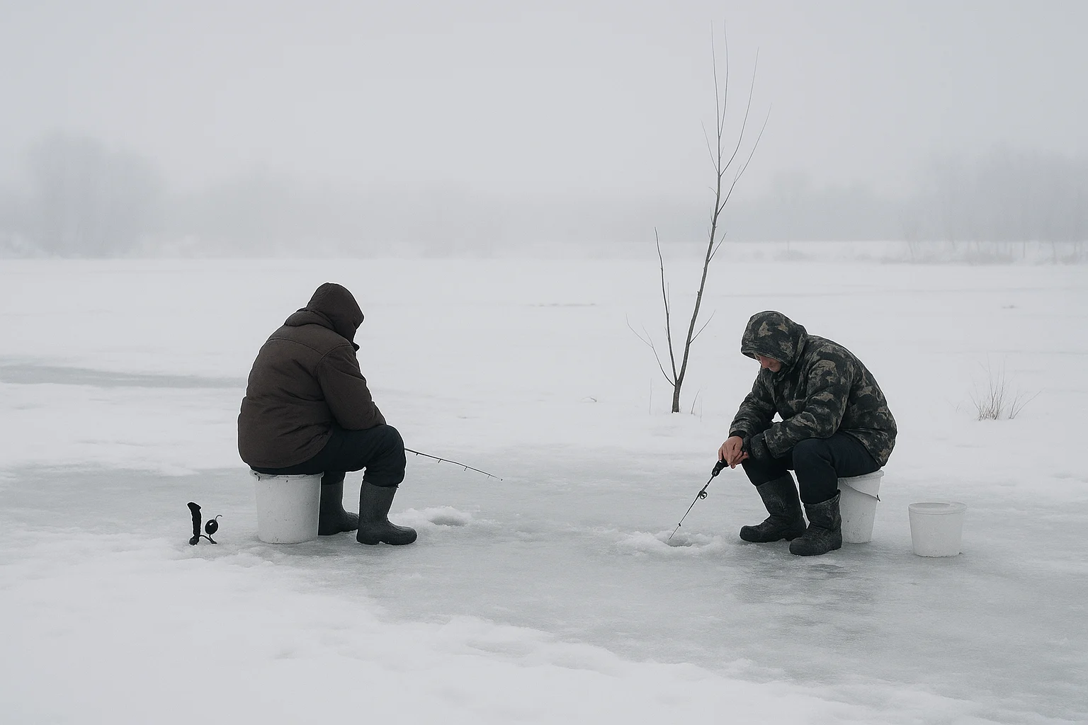 Pescuitul pe Gheață Delta Dunarii
