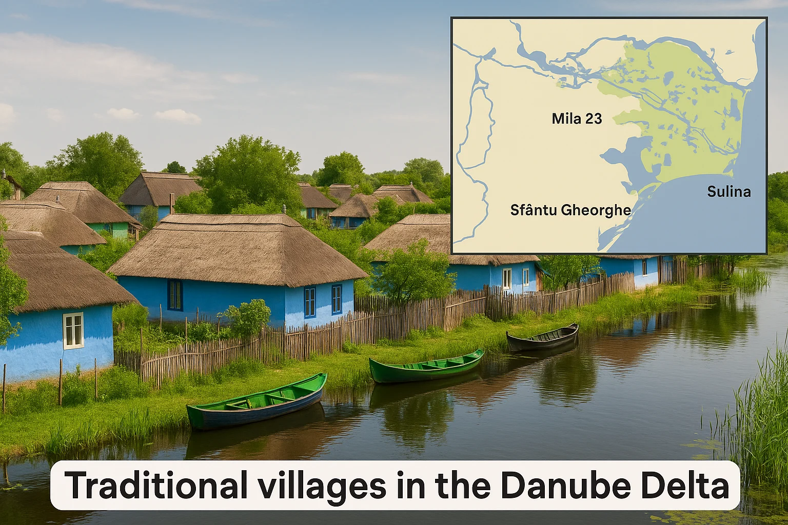 Sate Tradiționale Delta Dunării