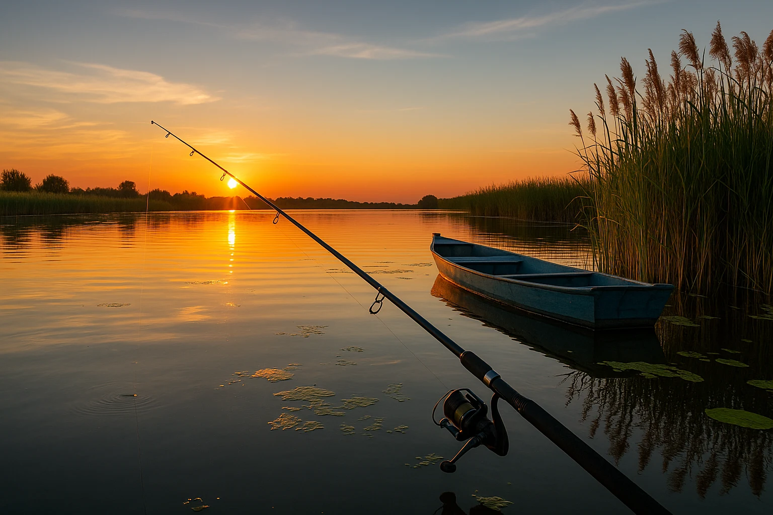 Unde se poate pescui în Delta Dunării?