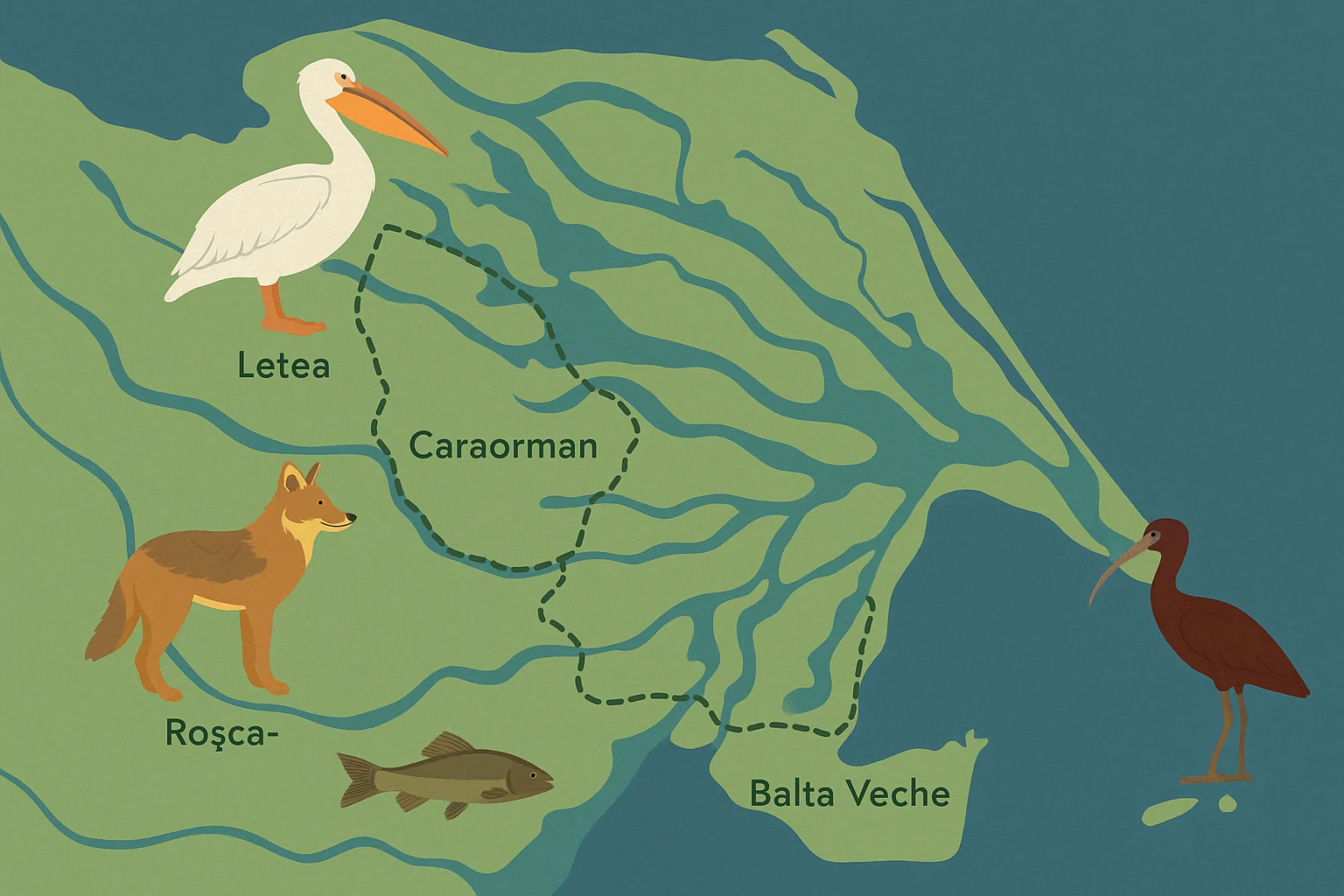 Zonele Protejate ale Deltei – Specii Emblematice